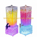 Xinera-Diamond-Texture-LED-Drink-Dispenser-Luminous-Square-Beer-Tower-with-Tap-RGB-Color-Changing-Nightclub-VIP-Service-Factory-Real-Shot