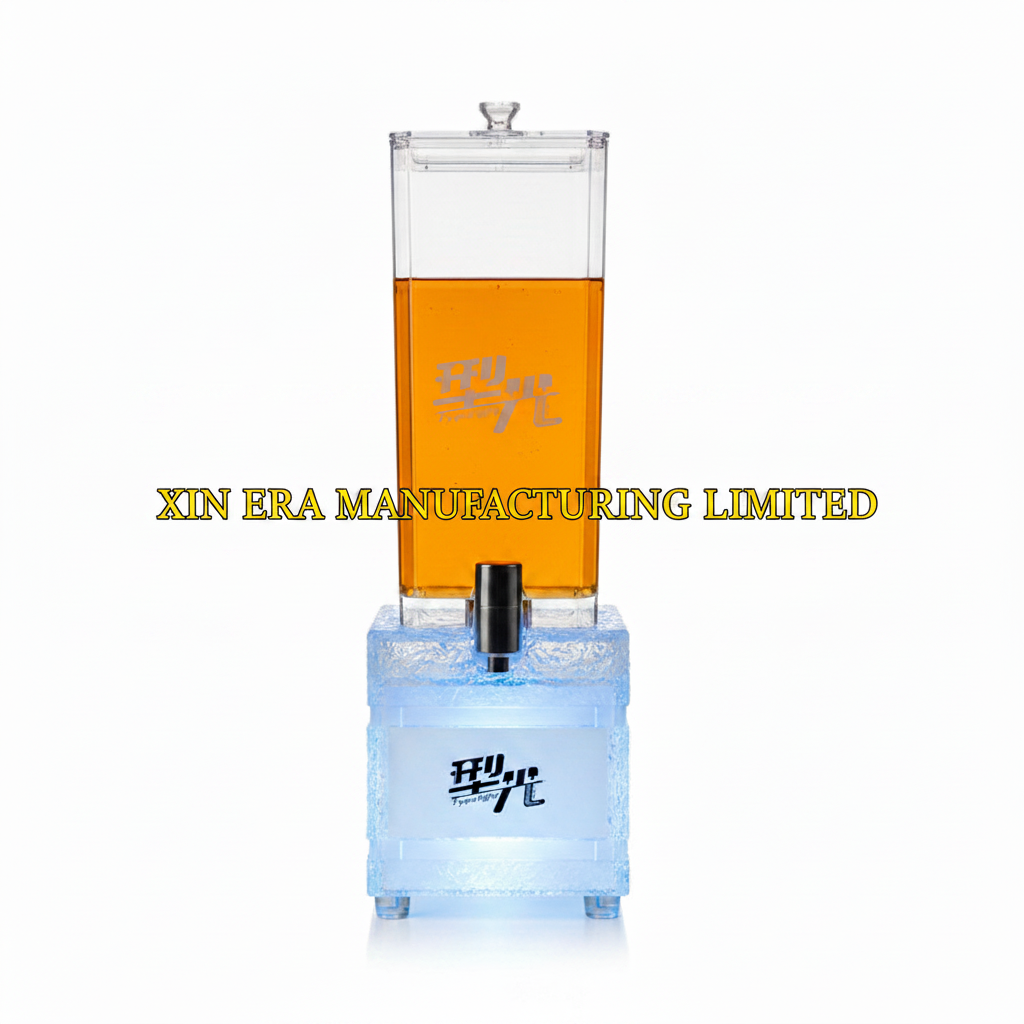Xinera-Custom-Typelight-Logo-LED-Drink-Dispenser-Luminous-Ice-Brick-Design-Beer-Tower-with-Tap-Nightclub-VIP-Service-Factory-Real-Shot
