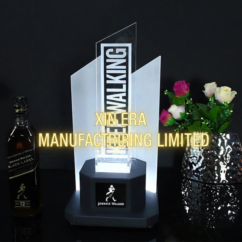 Factory Direct Custom Brand Logo LED Bottle Glorifier for Mega Clubs