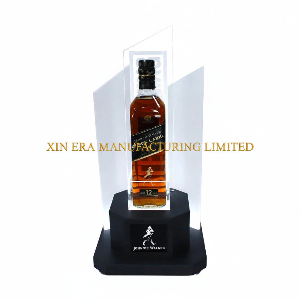 Mini LED Bottle Glow and Glorifier Display for Johnnie Walker Whiskey