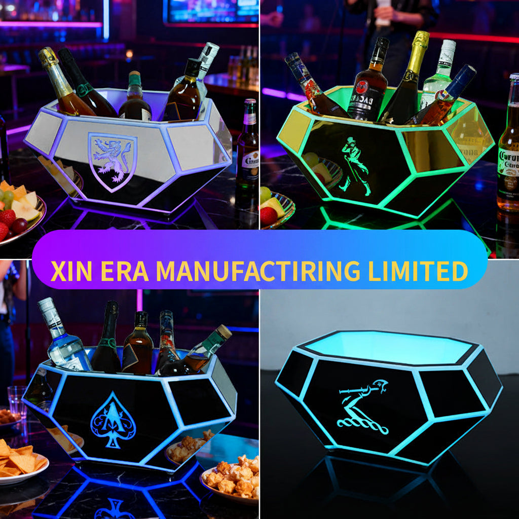 Xinera-Diamond-Cut-LED-Ice-Bucket-Custom-Lion-Logo-Luminous-Champagne-Wine-Cooler-Nightclub-VIP-Service-Factory-Real-Shot