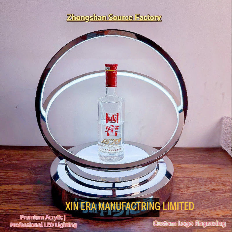 Xinera-Custom-Double-Ring-LED-Bottle-Glorifier-Guojiao-1573-Luminous-Liquor-Display-Base-VIP-Service-Factory-Real-Shot