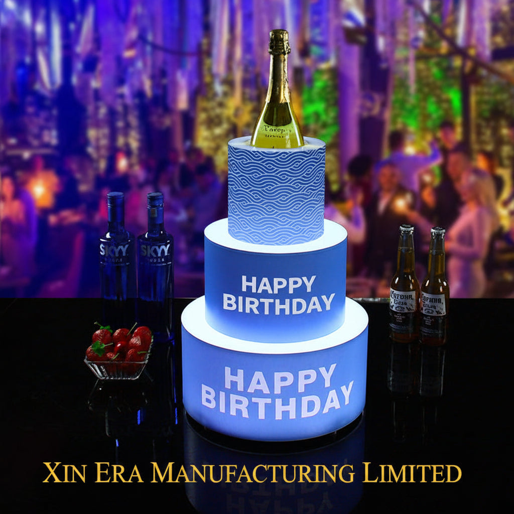Xinera-Multi-Tier-LED-Cake-Bottle-Glorifier-Happy-Birthday-Celebration-Display-Real-Shot