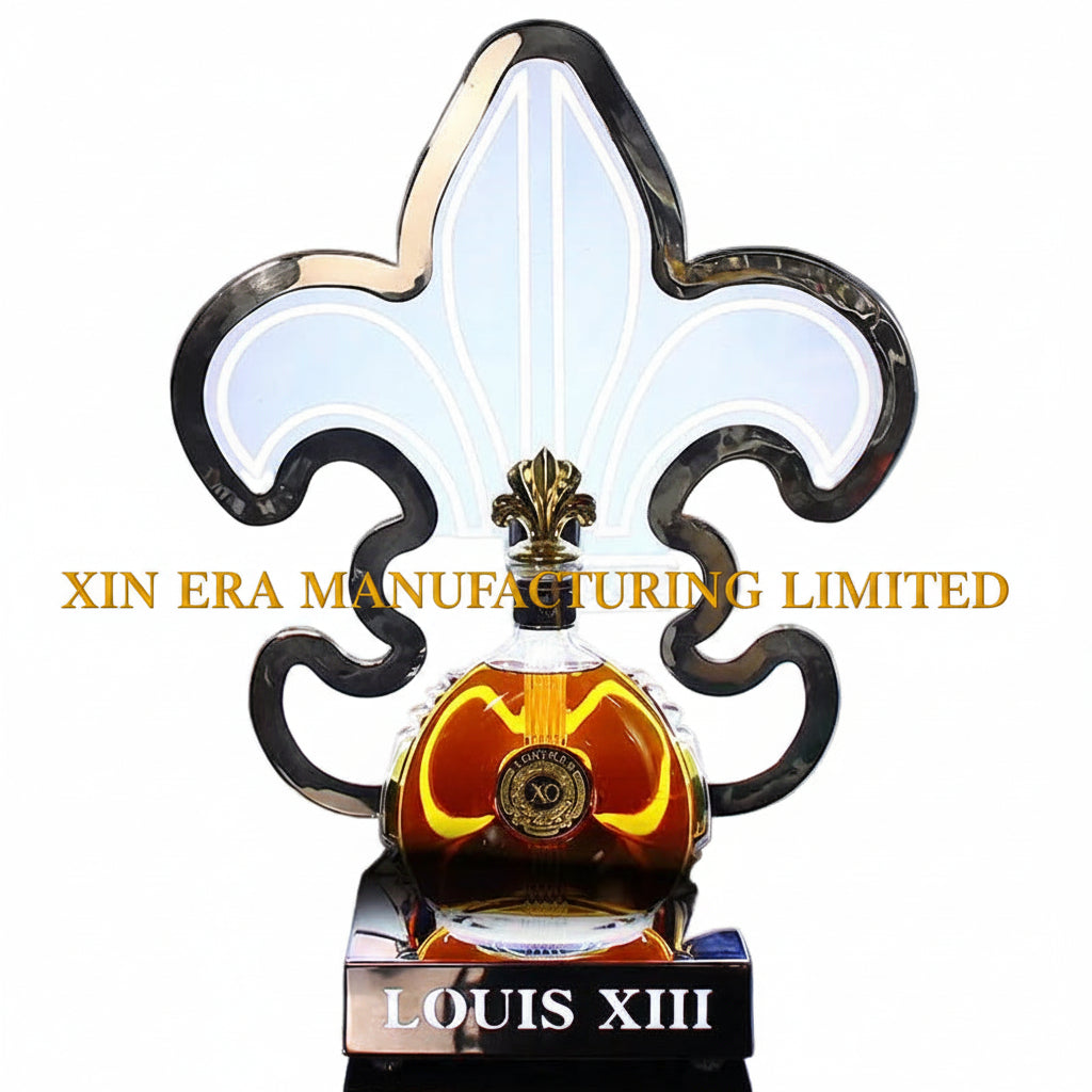 Xinera-Fleur-de-Lis-Style-LED-Bottle-Glorifier-Custom-Luminous-Liquor-Display-Base-VIP-Service-Factory-Real-Shot