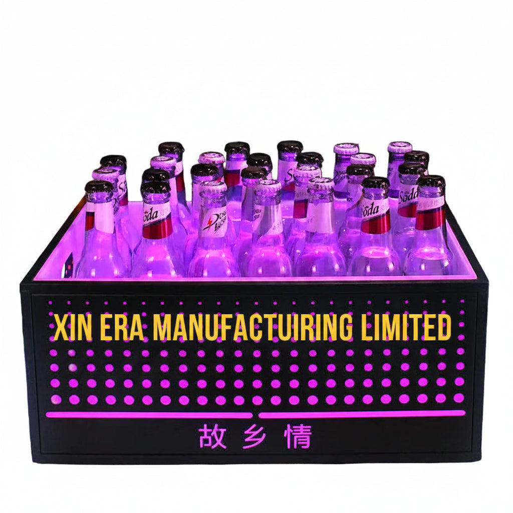 Xinera-RGB-Color-Changing-Dotted-LED-Ice-Bucket-Custom-Logo-Large-Capacity-Factory-Real-Shot