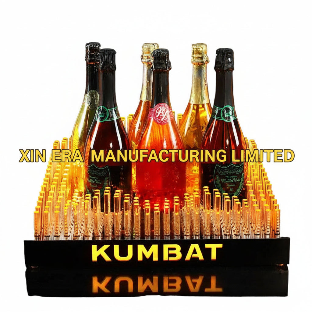 Xinera-Custom-Bullet-Design-LED-Champagne-Glorifier-Luminous-Multi-Bottle-Display-Nightclub-VIP-Service-Factory-Real-Shot