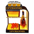 Xinera-LED-Infinity-Mirror-VIP-Bottle-Presenter-with-Snack-Tray-UP-CHANNEL-Custom-Branding-Real-Shot