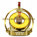Xinera-Luxury-Gold-LED-Bottle-Glorifier-Circular-Luminous-Liquor-Display-Stand-High-End-Spirits-Showcase-Factory-Real-Shot