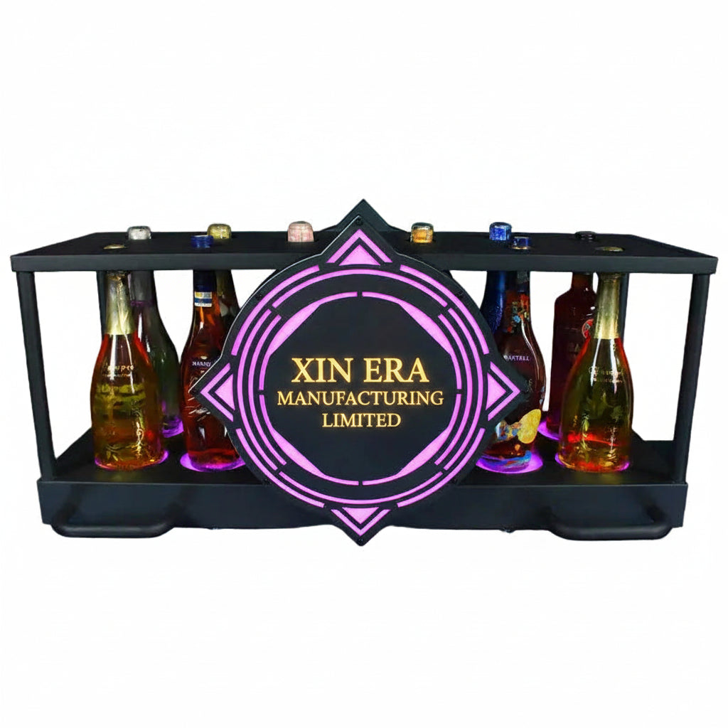 Xinera-16-Bottle-Luxury-LED-Champagne-Palanquin-VIP-Service-Carrier-Custom-Logo-Monaco-Real-Shot