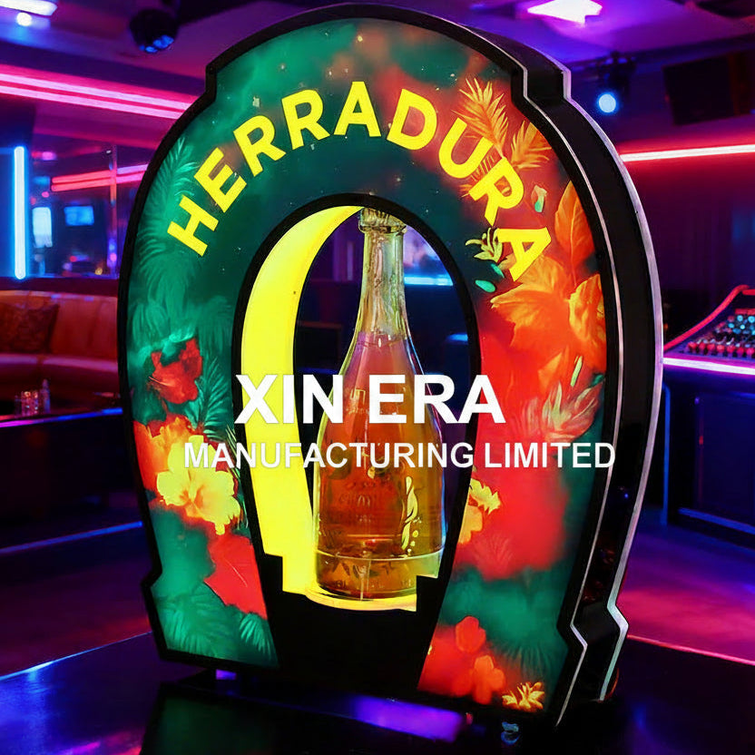 Xinera-Custom-LED-Horse-Shoe-Bottle-Presenter-Luminous-Liquor-Display-Base-VIP-Service-Factory-Real-Shot