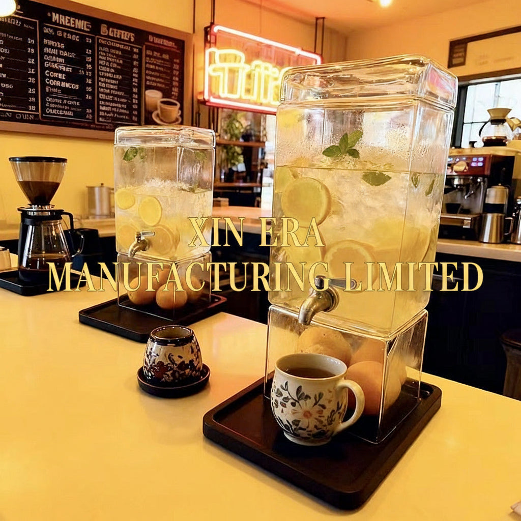 Xinera-Clear-Acrylic-Juice-Dispenser-Square-Drink-Server-with-Metal-Tap-and-Base-Luminous-Beverage-Container-Nightclub-VIP-Factory-Real-Shot