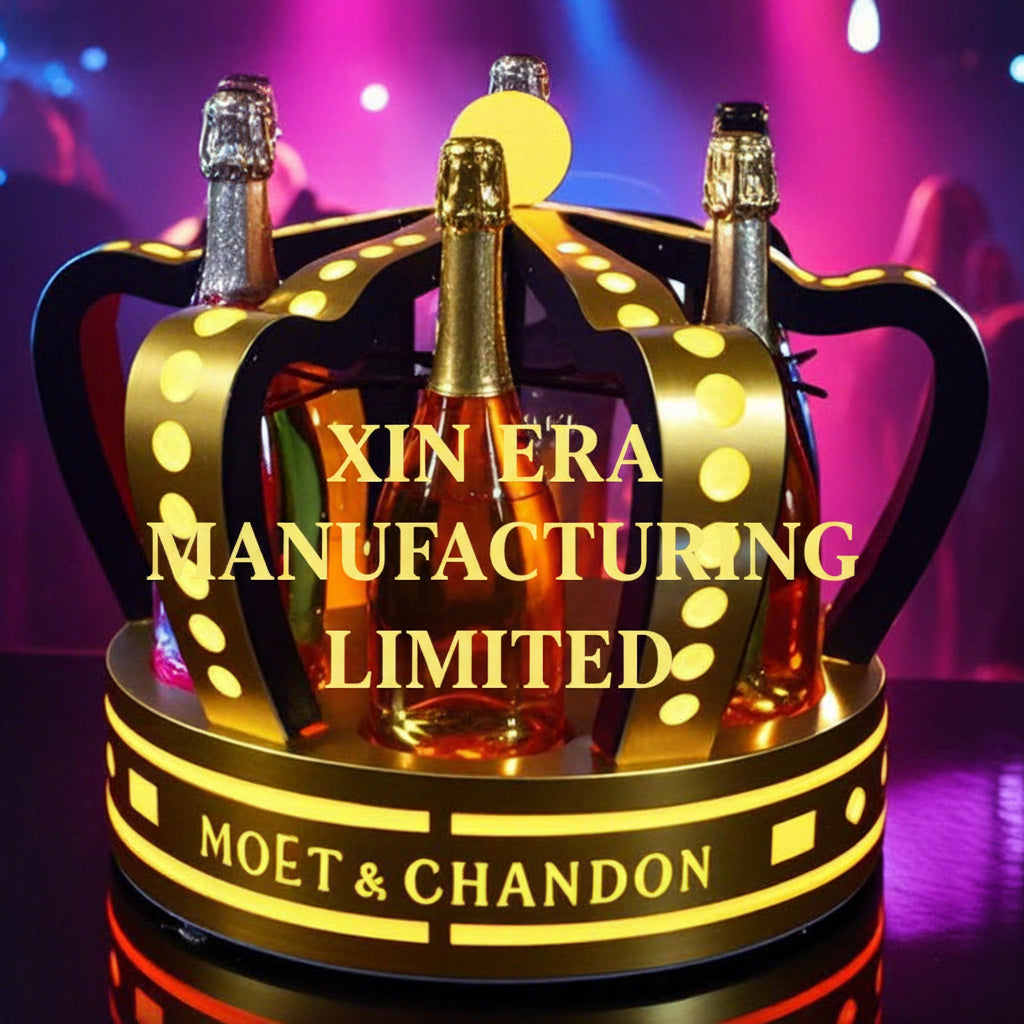 VIP bottle service crown glorifier with 5 slots for champagne bottles high-end club accessories