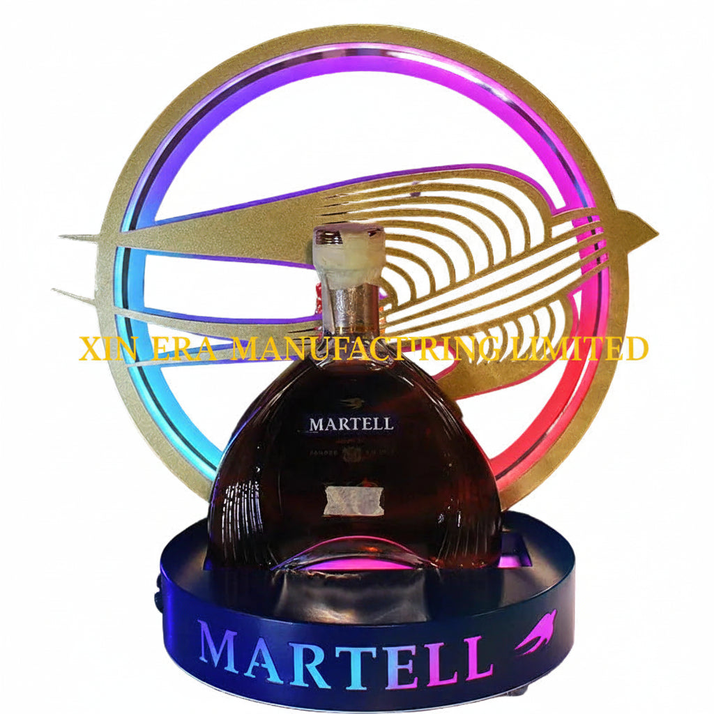Xinera-Martell-Swallow-RGB-LED-Bottle-Glorifier-Multi-Color-VIP-Cognac-Display-Factory-Real-Shot