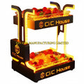 2-Tier LED Luminous Fruit Tray - Custom Logo VIP Snack Presentation Stand