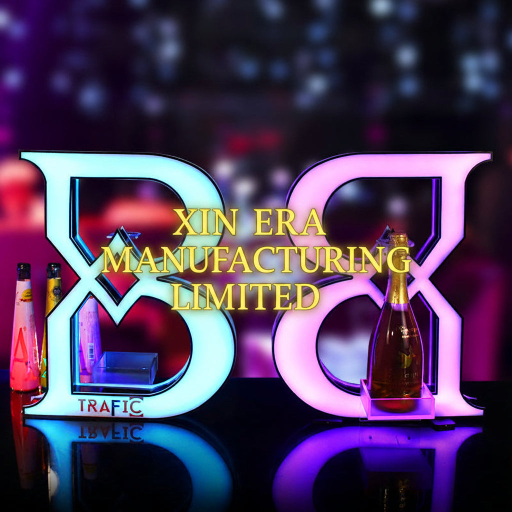 Xinera-Custom-Letter-B-LED-Bottle-Presenter-Luminous-Liquor-Display-Base-VIP-Service-Factory-Real-Shot