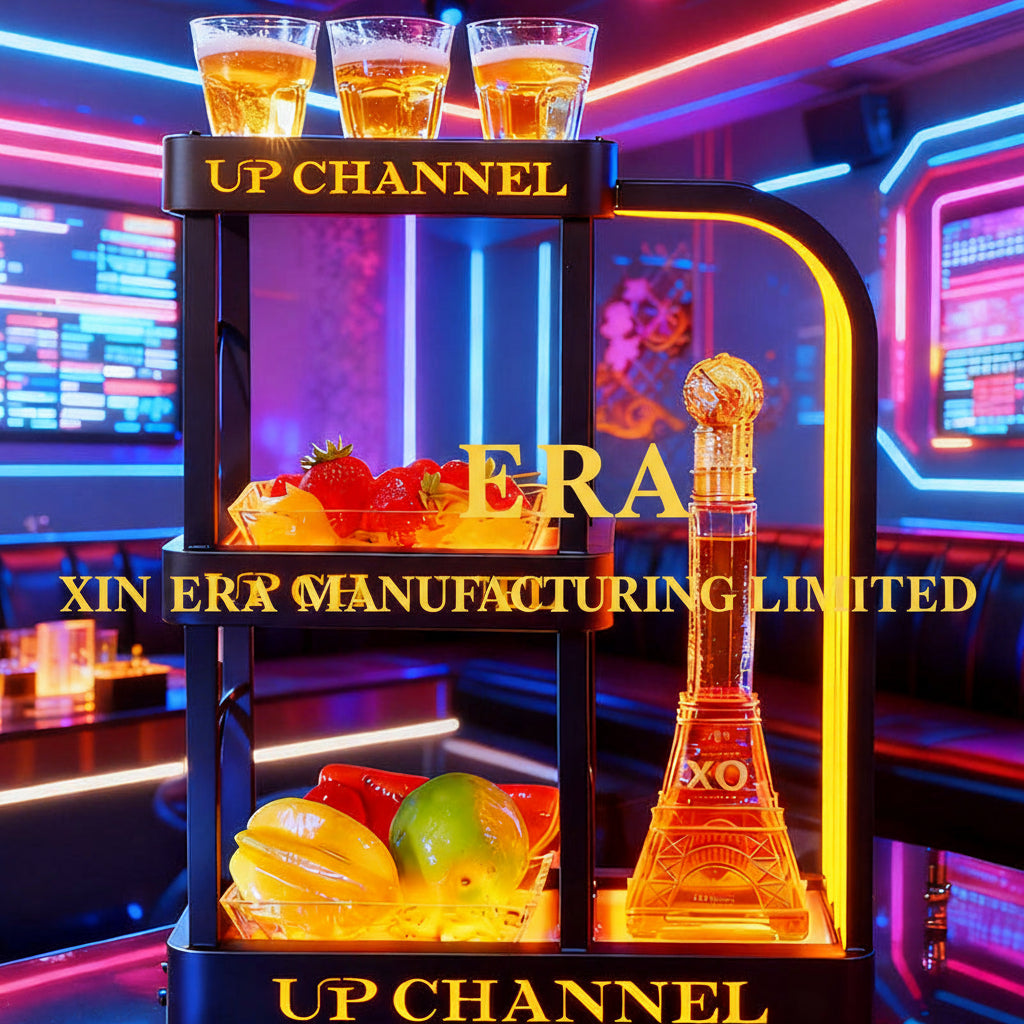 Xinera-Custom-UP-CHANNEL-Logo-LED-VIP-Serving-Cart-3-Tier-Luminous-Liquor-Snack-Display-Rack-Shot-Glass-Holder-Nightclub-Factory-Real-Shot