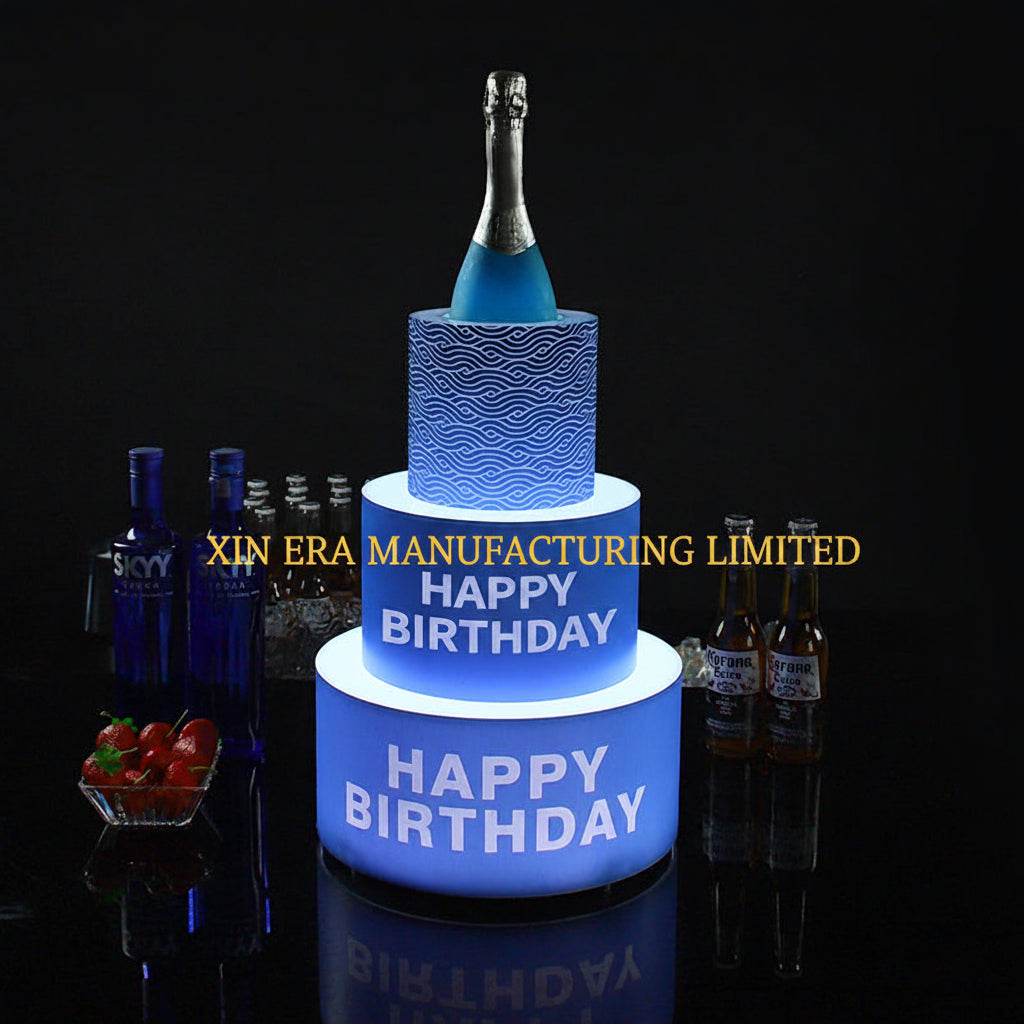 Xinera-Multi-Tier-LED-Cake-Bottle-Glorifier-Happy-Birthday-Celebration-Display-Real-Shot