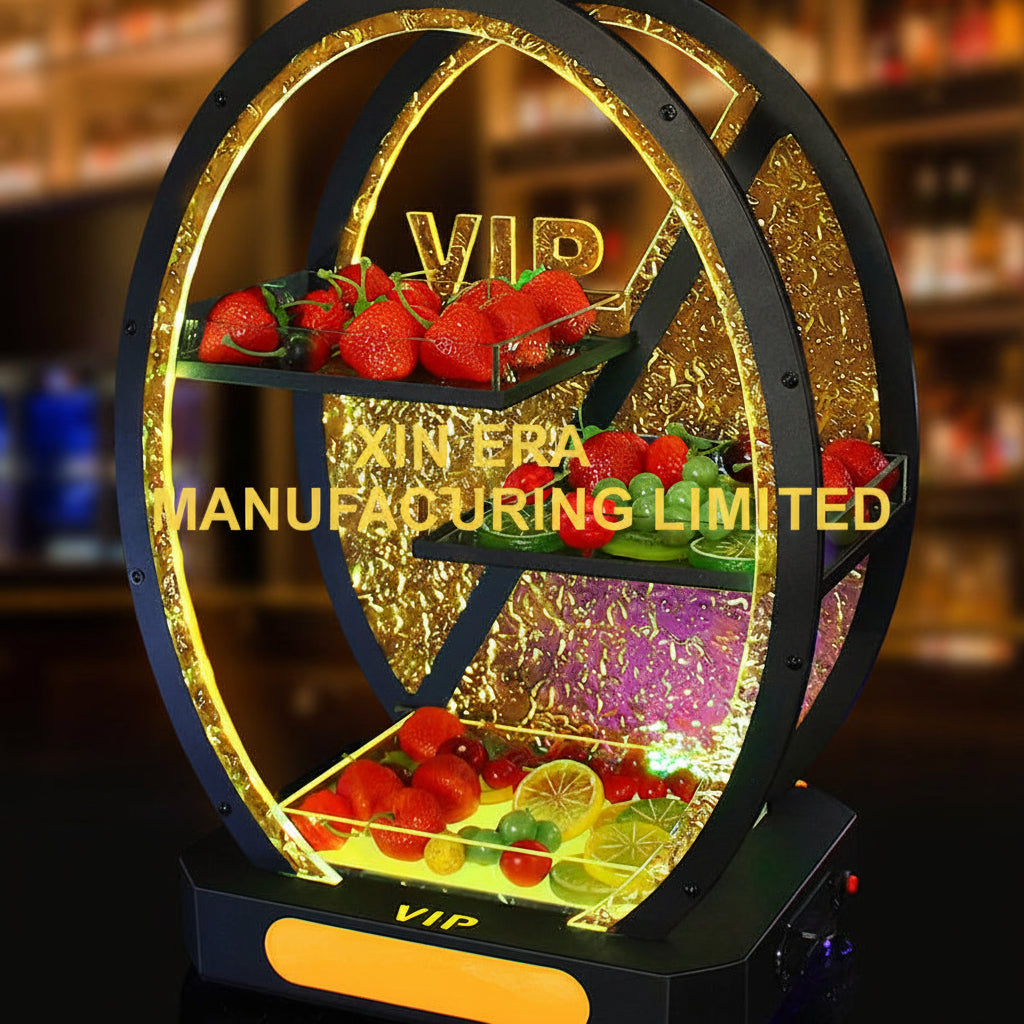 Xinera-3-Tier-Irregular-LED-Fruit-Tray-Luxury-VIP-Service-Platter-Factory-Real-Shot