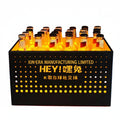 Xinera-Black-Dotted-LED-Ice-Bucket-Custom-Logo-Nightclub-VIP-Service-Factory-Real-Shot