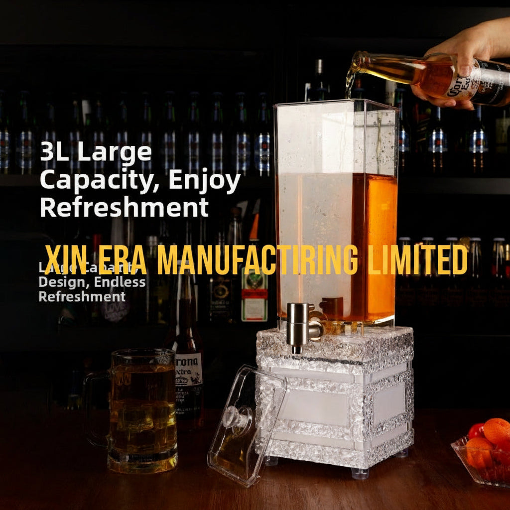 Xinera-Custom-Typelight-Logo-LED-Drink-Dispenser-Luminous-Ice-Brick-Design-Beer-Tower-with-Tap-Nightclub-VIP-Service-Factory-Real-Shot