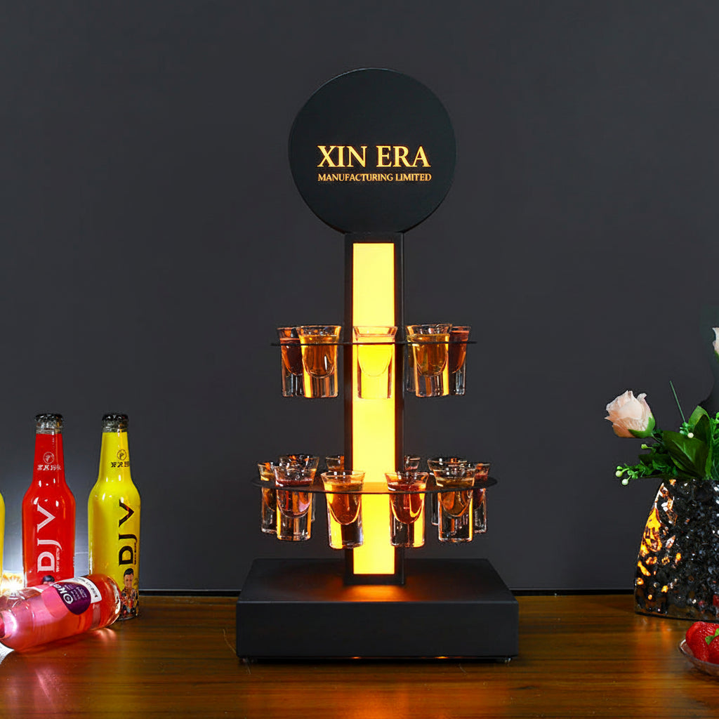 VIP Beverage Dispenser Light Up Shot Glass Holder for Mega Clubs