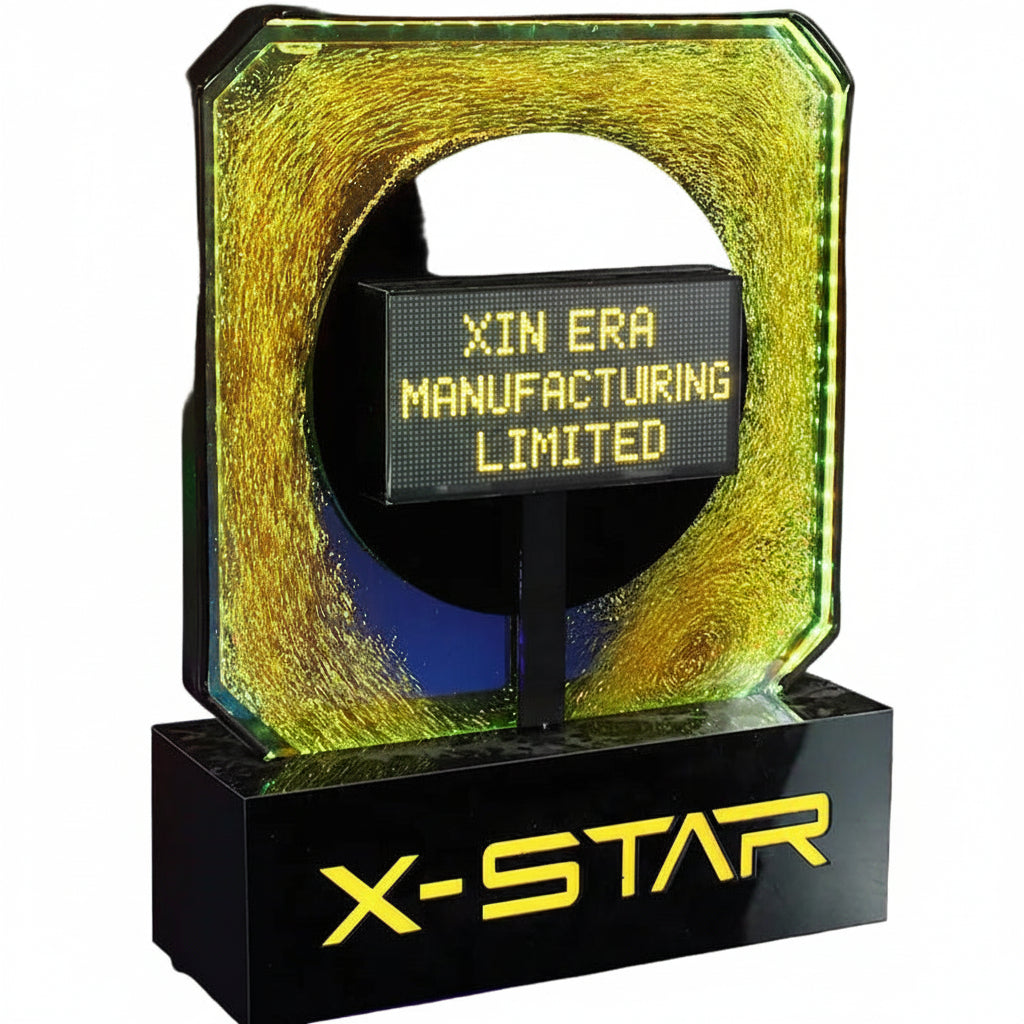 Xinera-Programmable-RGB-LED-Desktop-Scrolling-Sign-Smart-VIP-Table-Display-Factory-Real-Shot