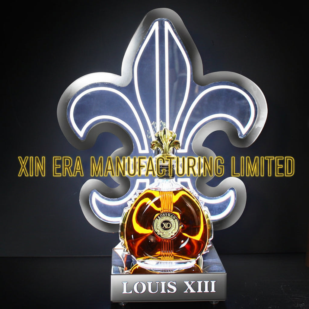 Xinera-Fleur-de-Lis-Style-LED-Bottle-Glorifier-Custom-Luminous-Liquor-Display-Base-VIP-Service-Factory-Real-Shot