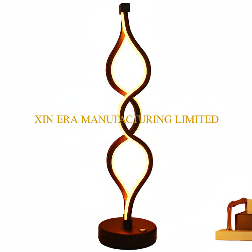 Xinera-Double-Wave-LED-Table-Lamp-Modern-Artistic-Bar-Lighting-Real-Shot