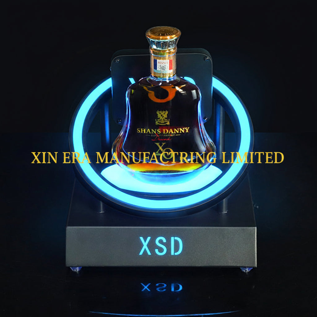 Xinera-Custom-XSD-Logo-LED-Bottle-Glorifier-Circular-Luminous-Liquor-Display-Stand-Nightclub-VIP-Service-Factory-Real-Shot