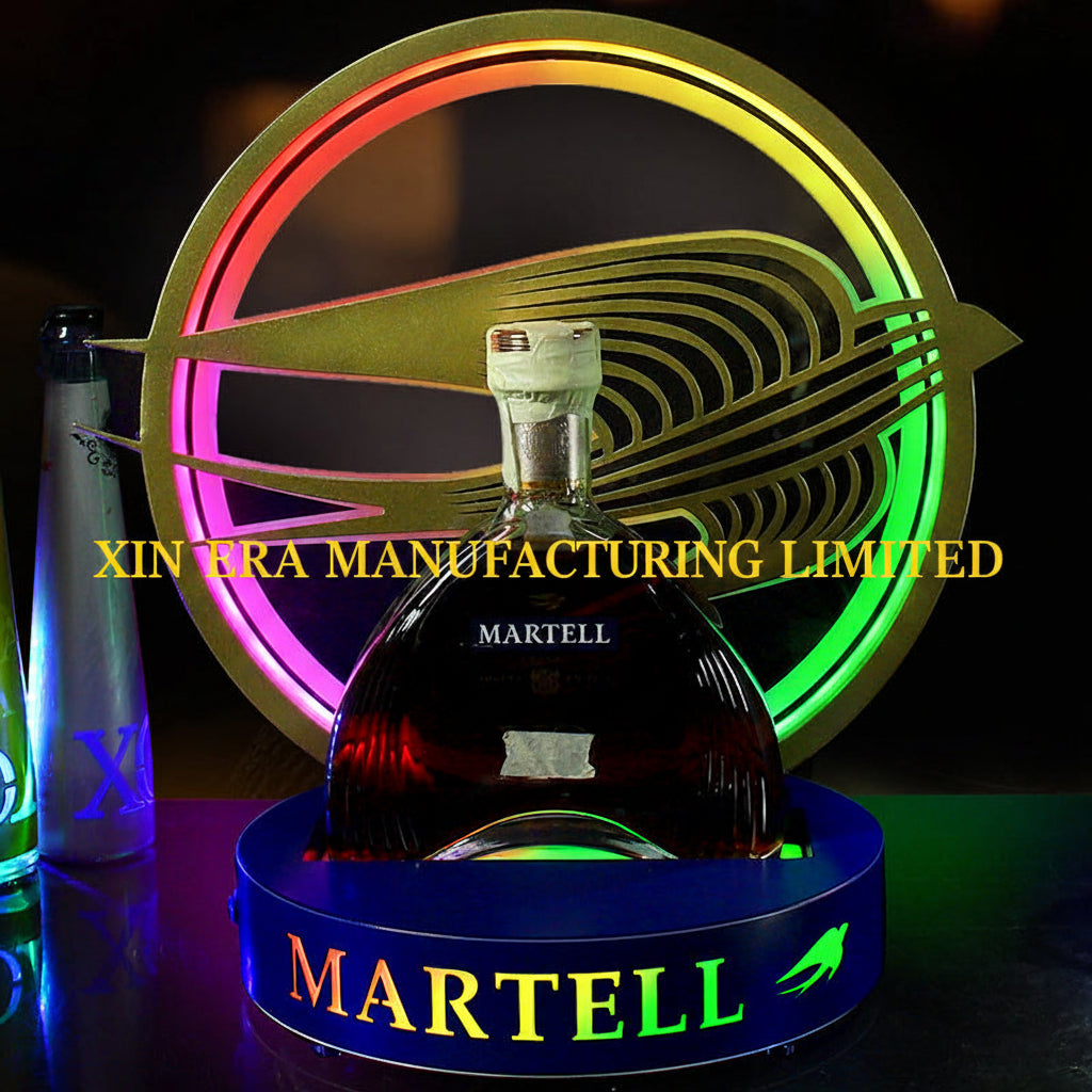 Xinera-Martell-Swallow-RGB-LED-Bottle-Glorifier-Multi-Color-VIP-Cognac-Display-Factory-Real-Shot