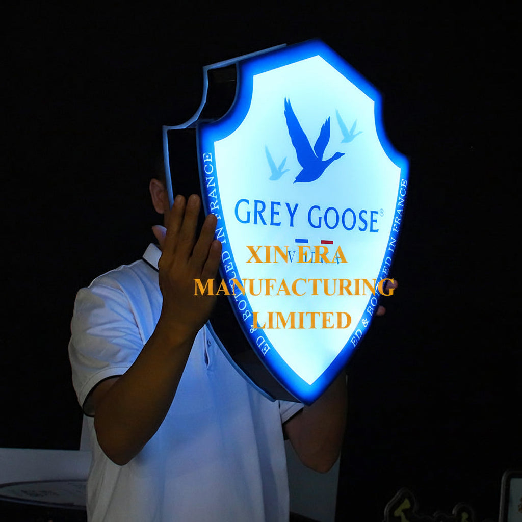 Commercial grade illuminated goose sign board direct from source factory