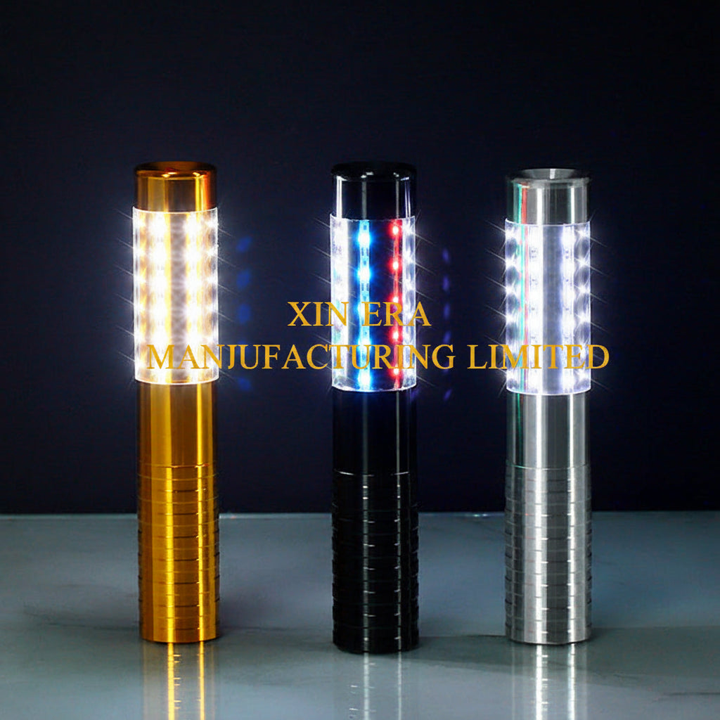 Rechargeable LED Strobe Baton - High-Intensity Champagne Bottle Sparkler for Nightclubs