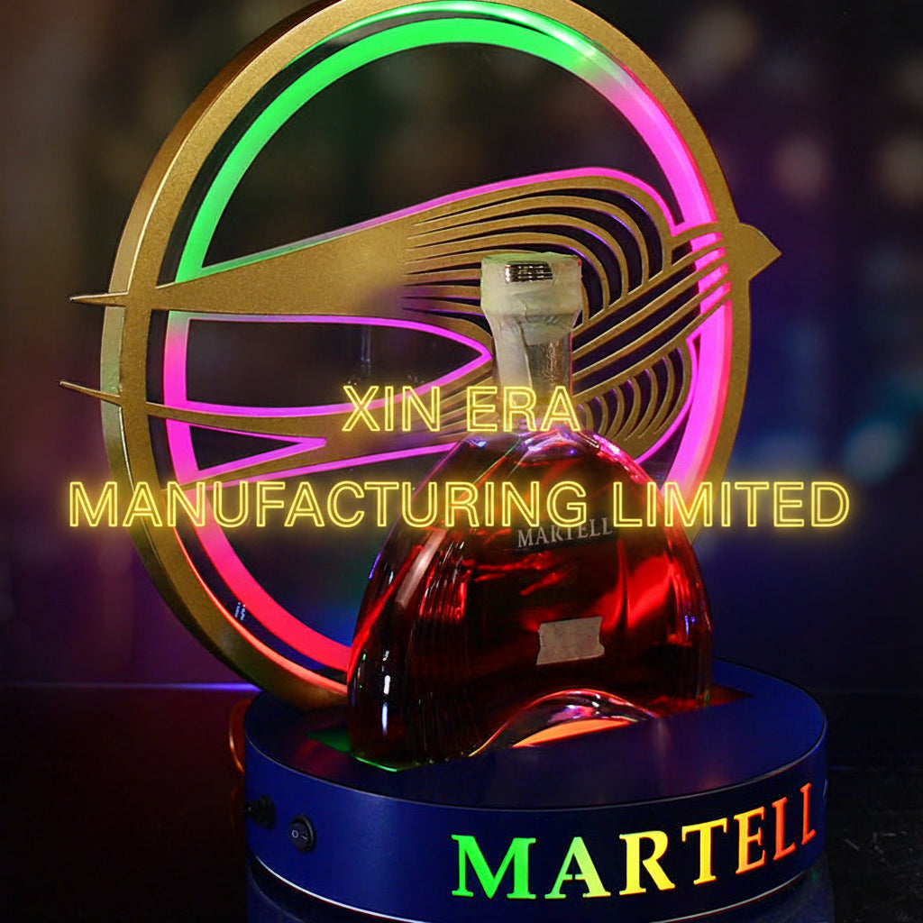 Xinera-Martell-Swallow-RGB-LED-Bottle-Glorifier-Multi-Color-VIP-Cognac-Display-Factory-Real-Shot
