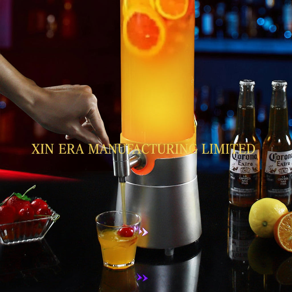 Xinera-Classic-Black-Beer-Tower-Professional-Juice-Dispenser-Catering-Service-Real-Shot