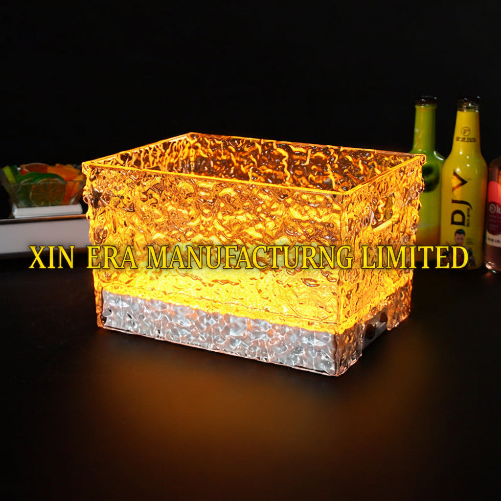 Xinera-Large-Capacity-Ice-Texture-LED-Ice-Bucket-Warm-Glow-Beer-Chiller-Real-Shot