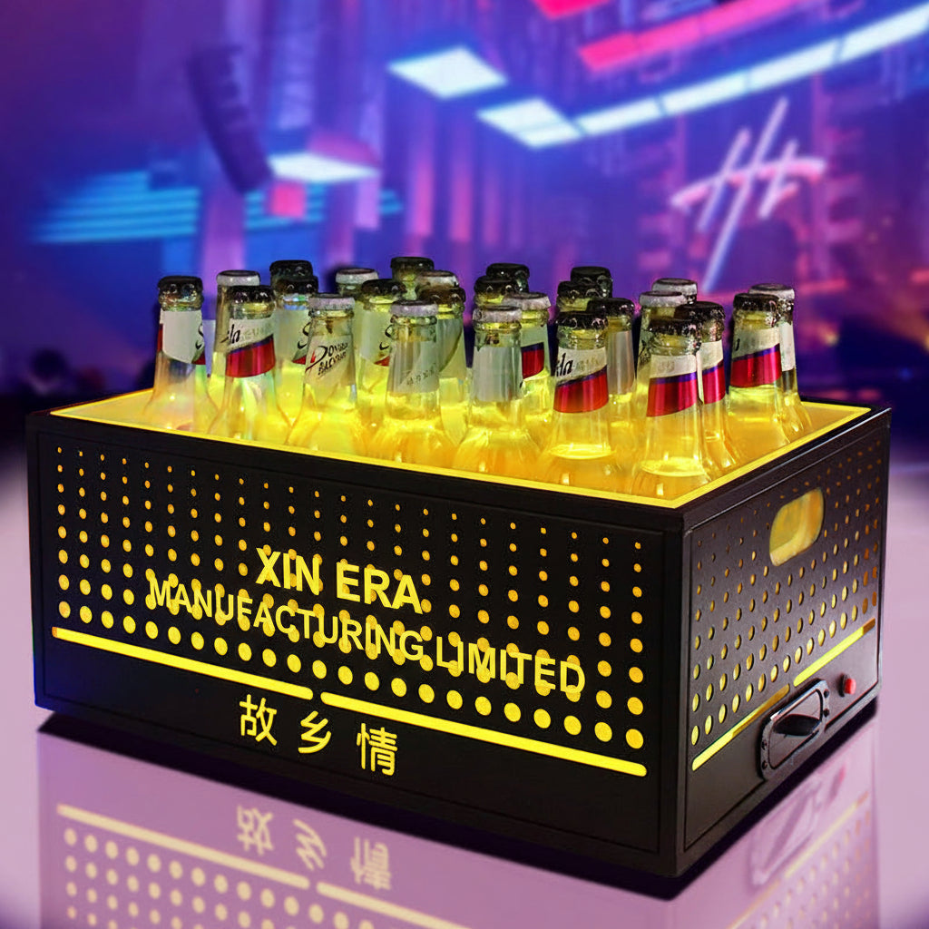Xinera-RGB-Color-Changing-Dotted-LED-Ice-Bucket-Custom-Logo-Large-Capacity-Factory-Real-Shot