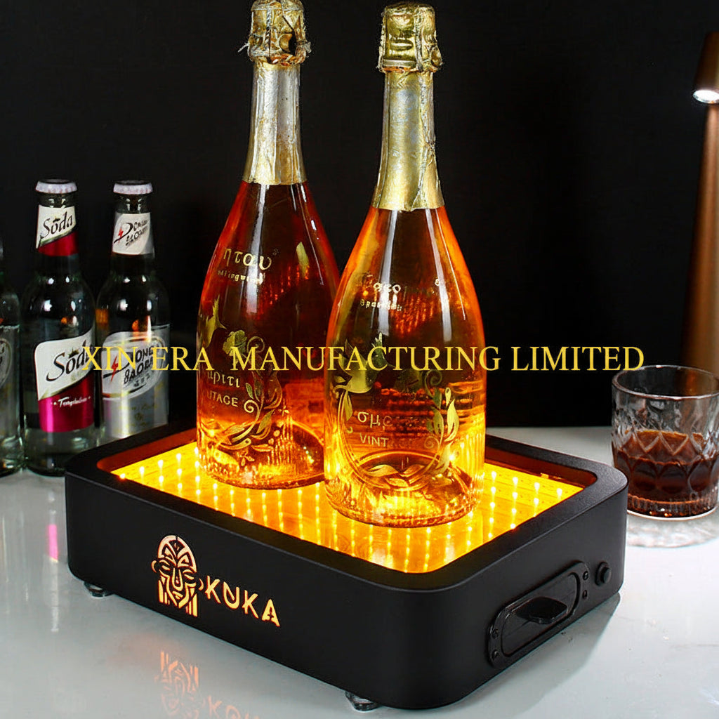 Xinera-Infinity-Mirror-LED-Bottle-Glorifier-3D-Visual-Tunnel-VIP-Display-Factory-Real-Shot