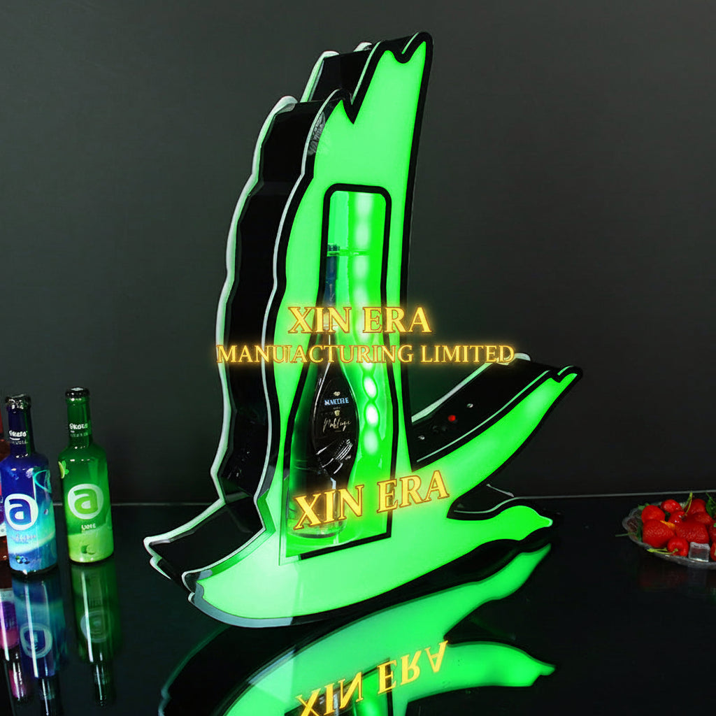 Commercial grade illuminated goose cage bottle stand direct from source factory