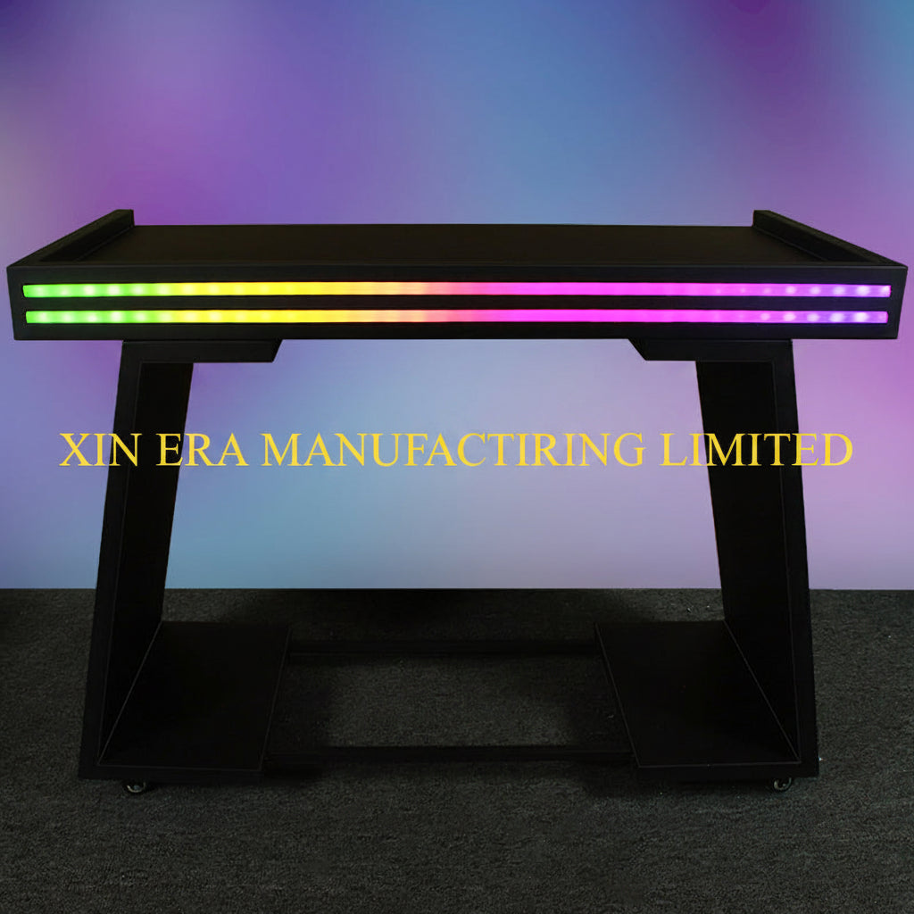 Portable DJ Table Platform with Custom Logo for Nightclubs