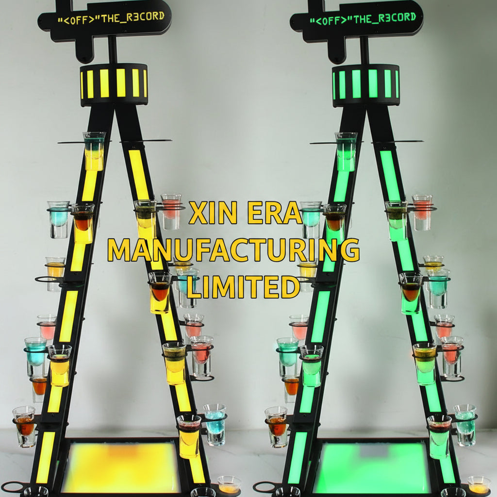 LED-Shot-Glass-Pyramid-Tower-Multi-Tier-VIP-Party-Display-Original-Factory-Shot
