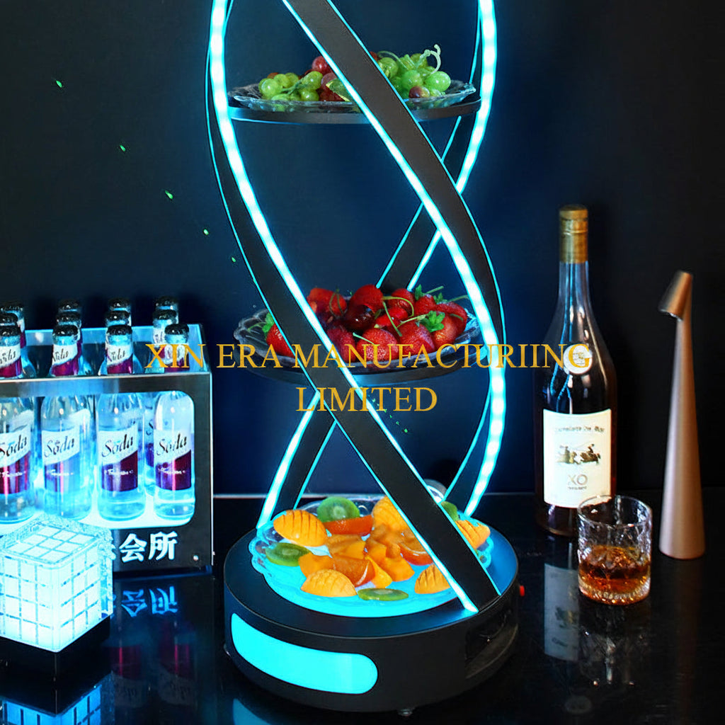 Xinera-Spiral-RGB-LED-3-Tier-Fruit-Tray-Luminous-VIP-Serving-Stand-Factory-Real-Shot