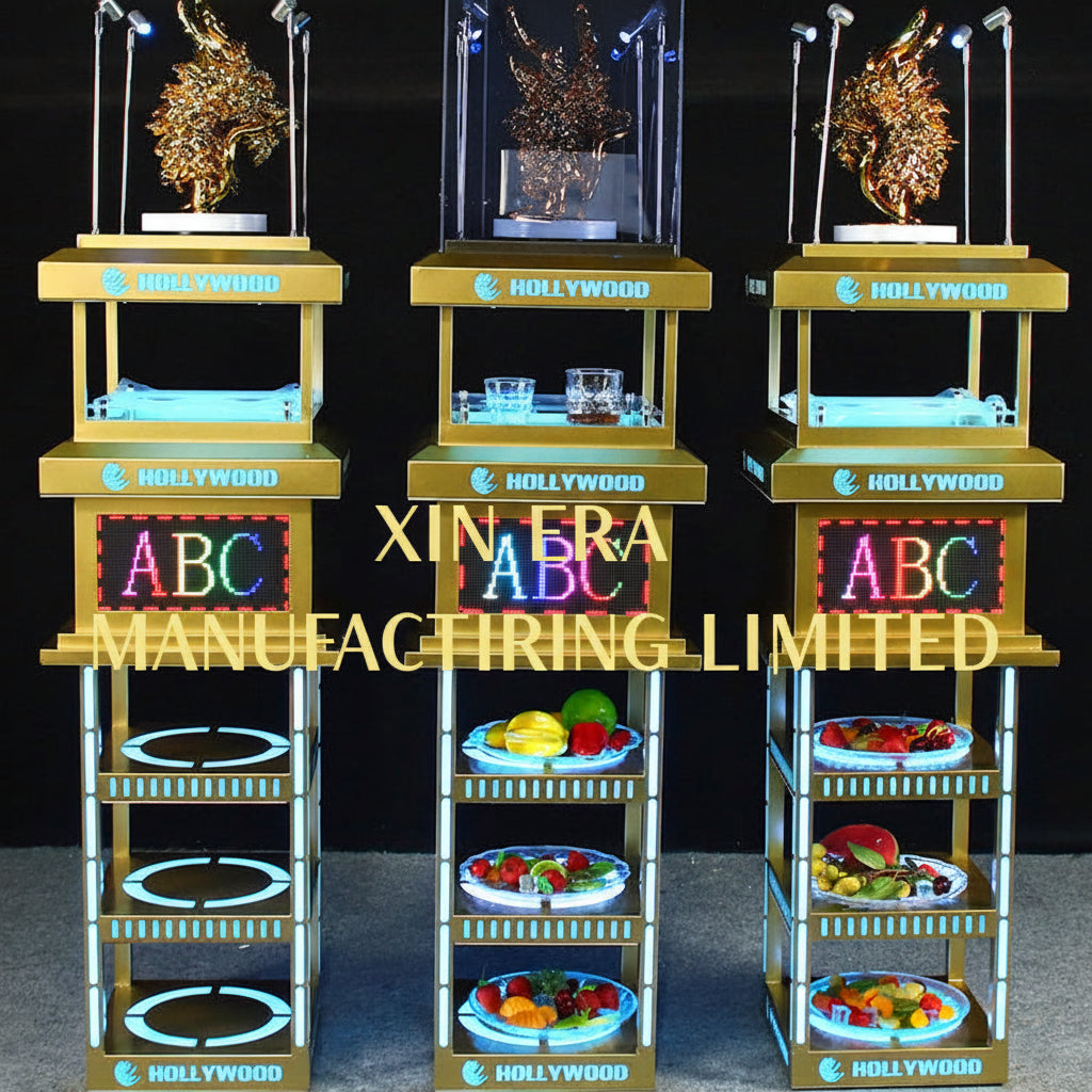 Xinera-HOLLYWOOD-Custom-LED-Display-Tower-Multi-Tier-Luminous-Fruit-Tray-Stand-VIP-Service-Nightclub-Real-Shot