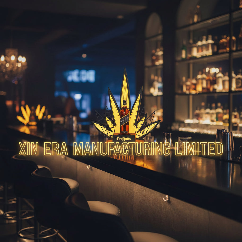Luxury-Fan-Shaped-LED-Bottle-Glorifier-for-Don-Julio-Tequila-Luminous-VIP-Display-Xinera