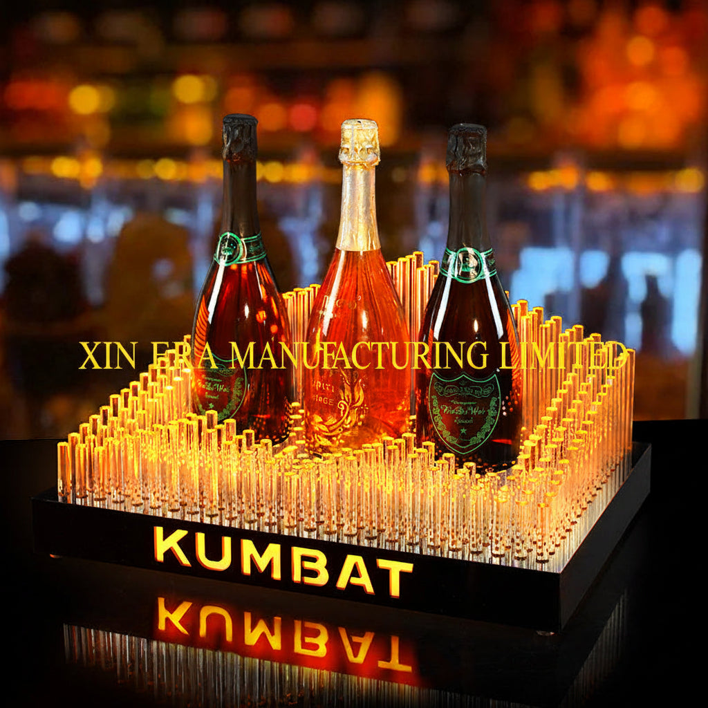 Xinera-Custom-Bullet-Design-LED-Champagne-Glorifier-Luminous-Multi-Bottle-Display-Nightclub-VIP-Service-Factory-Real-Shot