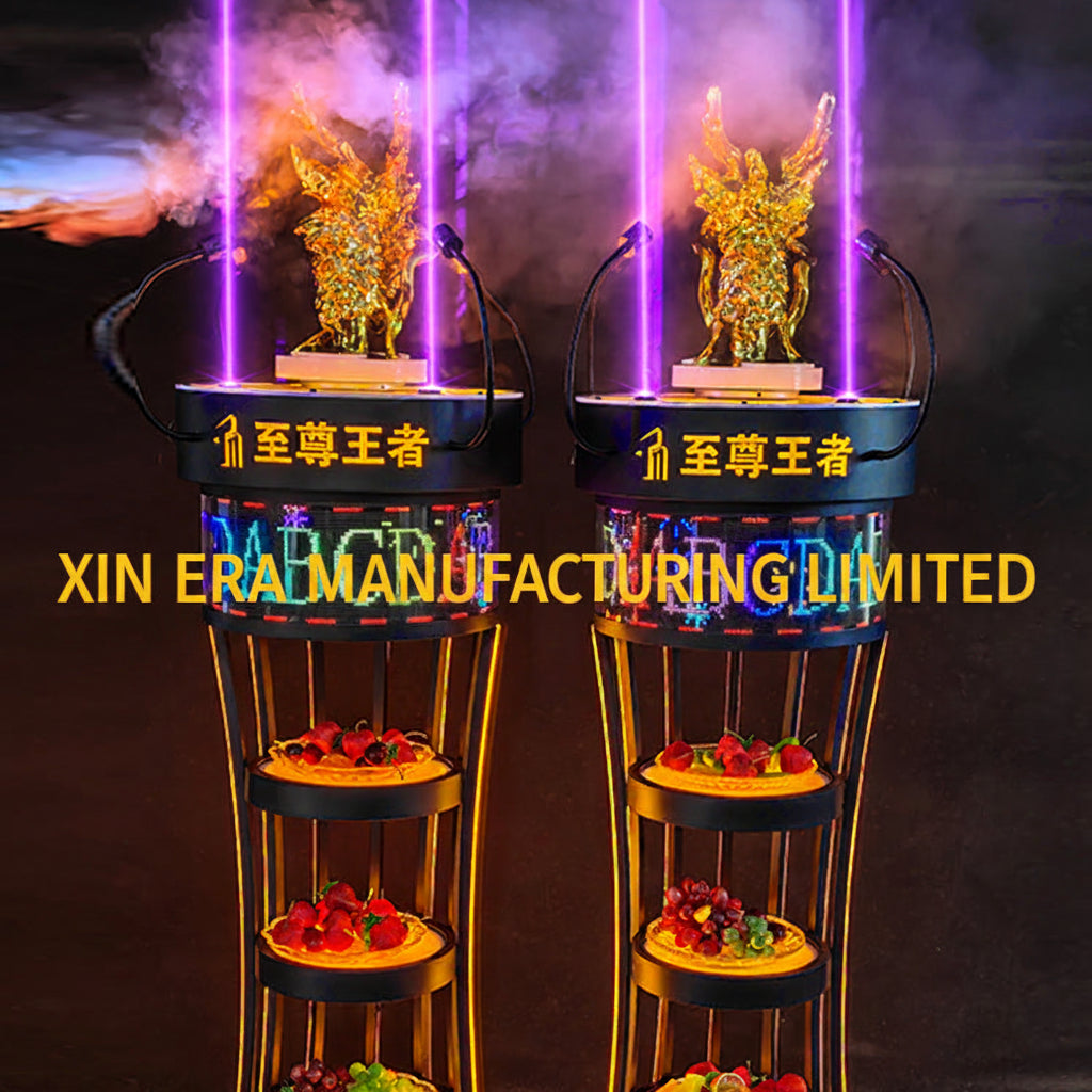 Xinera-Supreme-King-Custom-LED-Display-Tower-Multi-Tier-Luminous-Fruit-Tray-Stand-VIP-Service-Nightclub-Real-Shot
