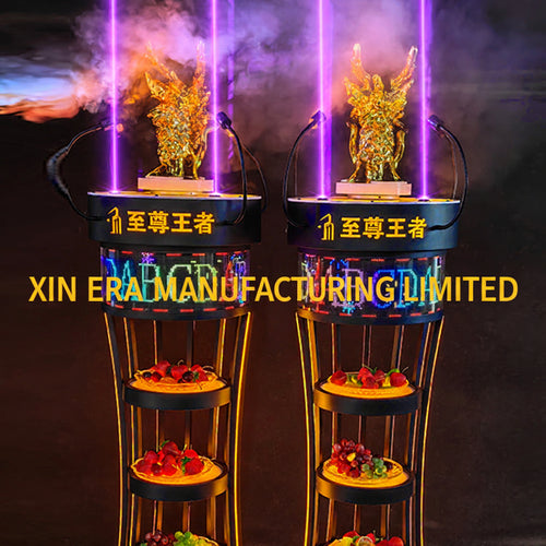 Xinera-Supreme-King-Custom-LED-Display-Tower-Multi-Tier-Luminous-Fruit-Tray-Stand-VIP-Service-Nightclub-Real-Shot