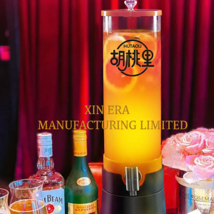 Xinera-Classic-Black-Beer-Tower-Professional-Juice-Dispenser-Catering-Service-Real-Shot