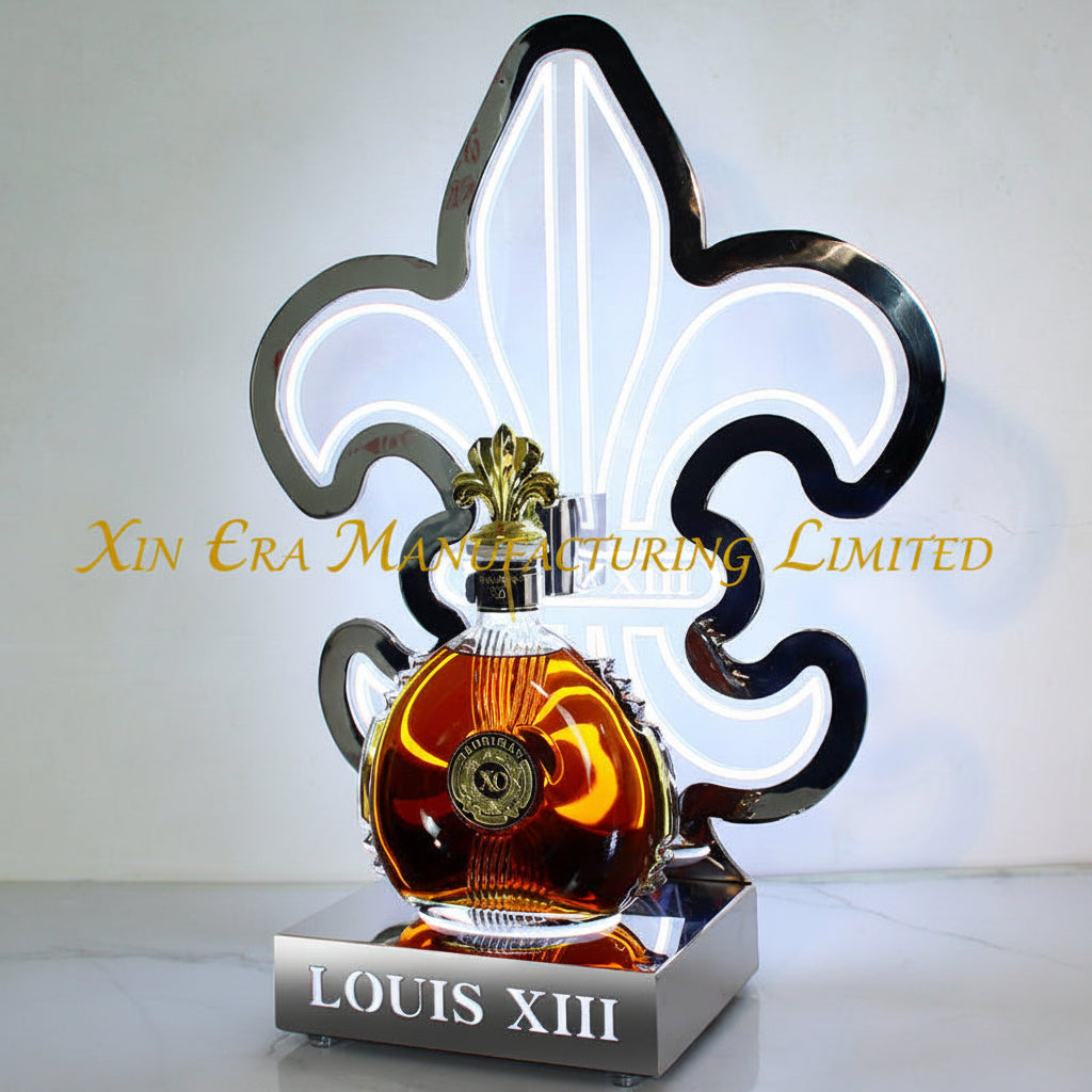 Xinera-Fleur-de-Lis-Style-LED-Bottle-Glorifier-Custom-Luminous-Liquor-Display-Base-VIP-Service-Factory-Real-Shot