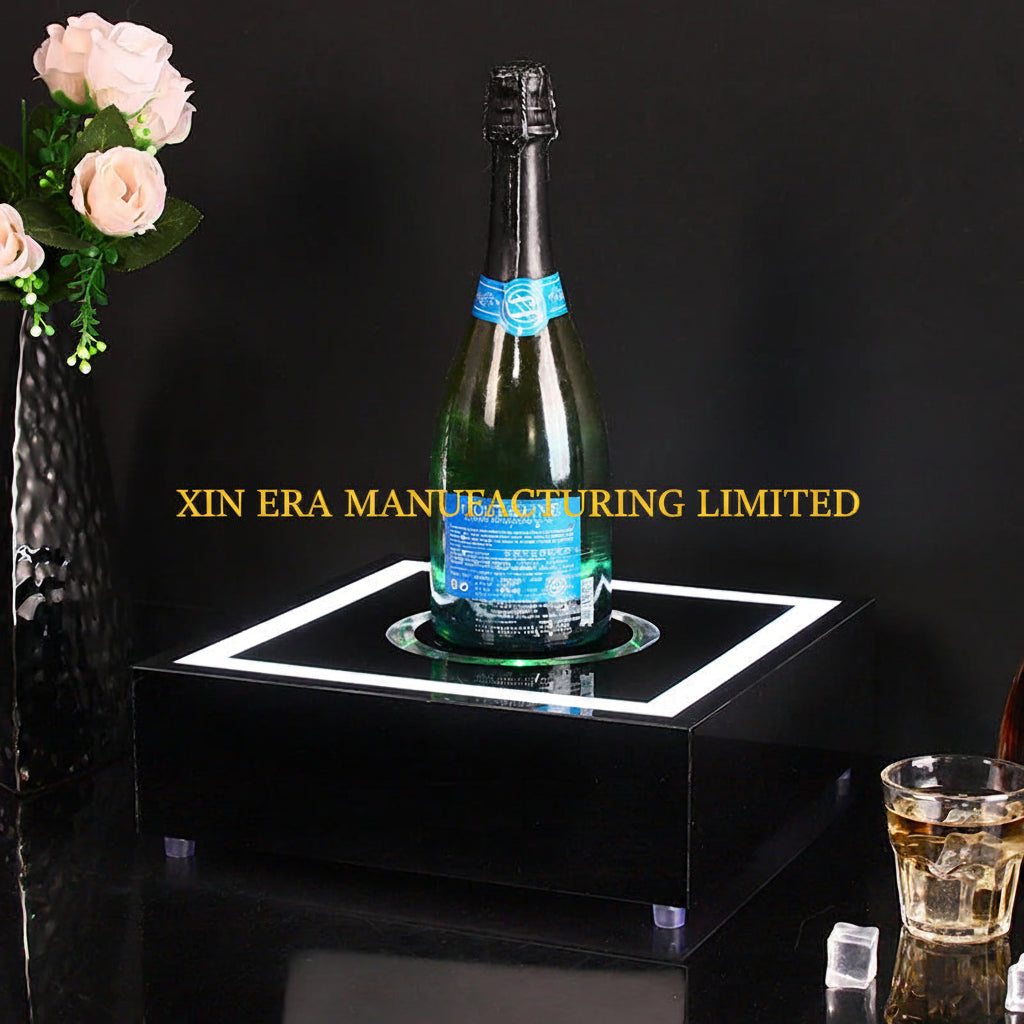 Factory Direct Custom Brand Logo LED Bottle Glorifier Engineering