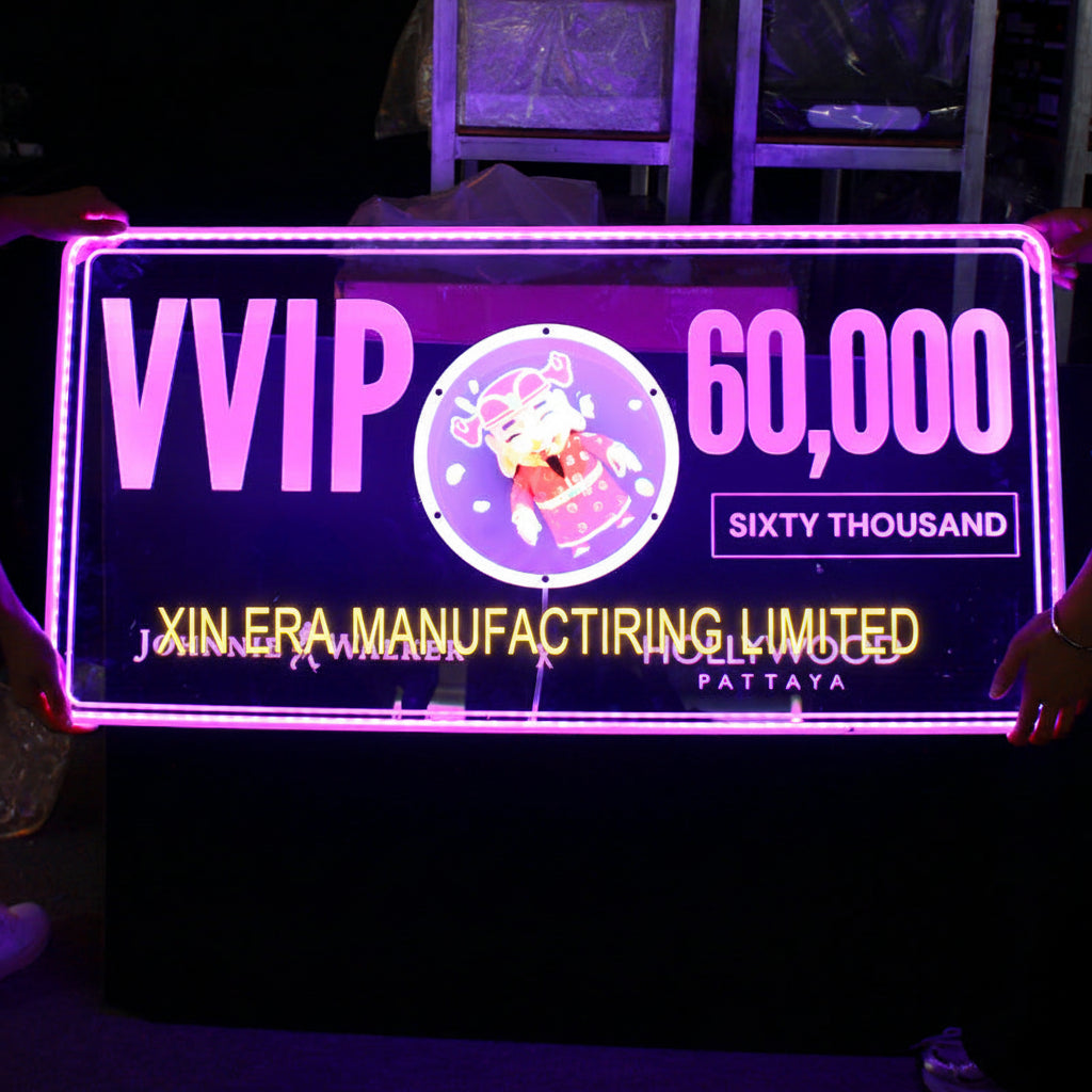 Xinera-Custom-Johnnie-Walker-Hollywood-Pattaya-LED-VVIP-60000-Signboard-Luminous-Lounge-Welcome-Presenter-Board-Nightclub-VIP-Service-Factory-Real-Shot